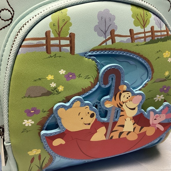 LOUNGEFLY DISNEY  BACKPACK   WINNIE THE POO N FRIENDS NEW main image 8